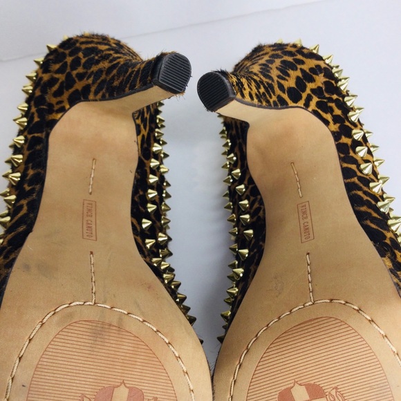 Animal Print Spike Heels - Picture 4 of 8